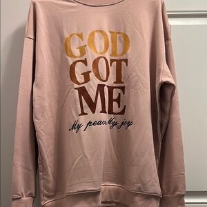 Pink Graphic Women's Sweater